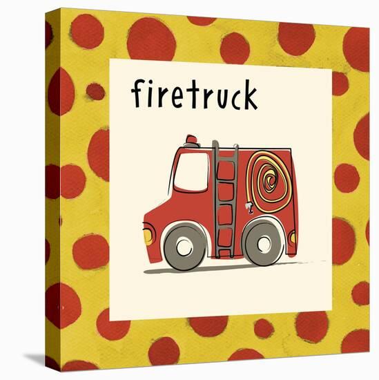 Firetruck-null-Stretched Canvas