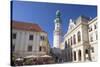 Firewatch Tower in Main Square, Sopron, Western Transdanubia, Hungary, Europe-Ian Trower-Stretched Canvas