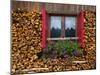 Firewood, Vigo di Fassa, Fassa Valley, Trento Province, Trentino-Alto Adige/South Tyrol, Italy-Frank Fell-Mounted Photographic Print