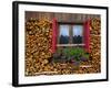 Firewood, Vigo di Fassa, Fassa Valley, Trento Province, Trentino-Alto Adige/South Tyrol, Italy-Frank Fell-Framed Photographic Print