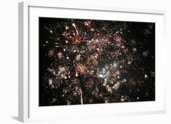 Firework Display, 2005-Peter Thompson-Framed Photographic Print