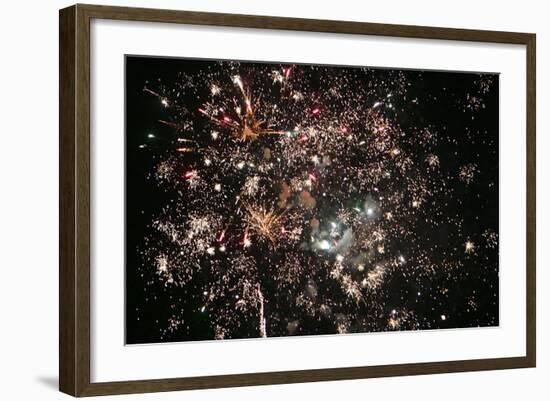 Firework Display, 2005-Peter Thompson-Framed Photographic Print