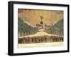 Firework Display at the Grille de Chaillot in Paris to Celebrate Peace, 14th July 1801-null-Framed Giclee Print