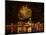 Firework on the River-Nelson Charette-Mounted Photographic Print