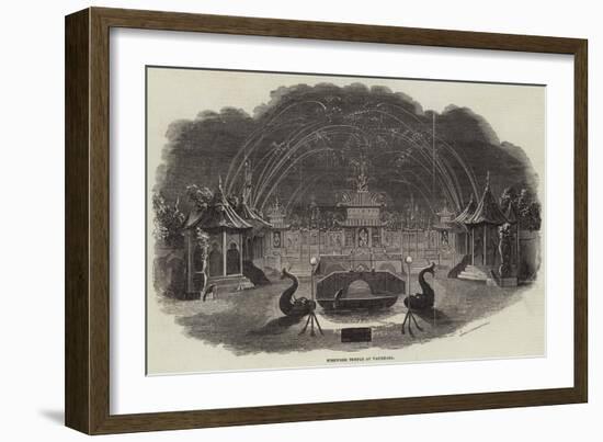 Firework Temple at Vauxhall-null-Framed Giclee Print