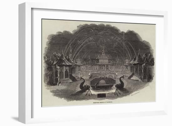 Firework Temple at Vauxhall-null-Framed Giclee Print