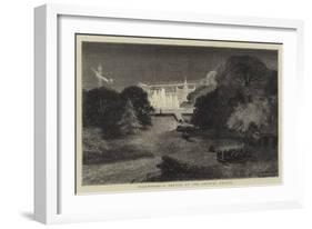 Fireworks, a Sketch at the Crystal Palace-Charles Auguste Loye-Framed Giclee Print