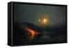 Fireworks across the Potomac, 1902-James Henry Moser-Framed Stretched Canvas