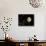 Fireworks are Seen in Front of the Moon During the 5th World Meeting of Families in Valencia, Spain-null-Photographic Print displayed on a wall