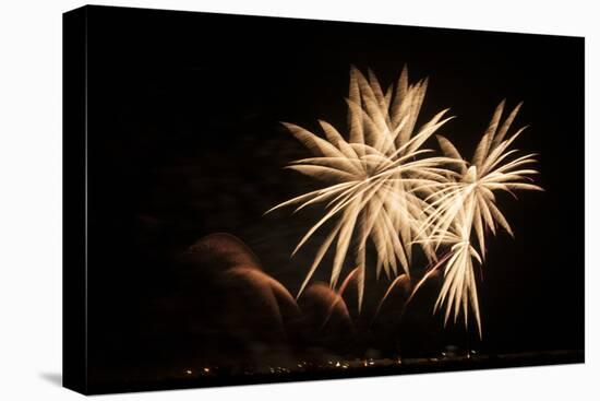 Fireworks at Havasu II-George Johnson-Stretched Canvas