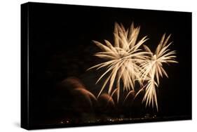 Fireworks at Havasu II-George Johnson-Stretched Canvas