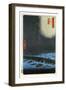 Fireworks at Ryogoku, Japan, 1858-Ando Hiroshige-Framed Giclee Print