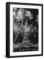 Fireworks at Statue of Liberty-null-Framed Giclee Print