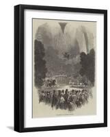 Fireworks at Vauxhall Gardens-null-Framed Giclee Print