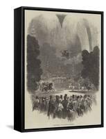 Fireworks at Vauxhall Gardens-null-Framed Stretched Canvas