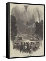 Fireworks at Vauxhall Gardens-null-Framed Stretched Canvas