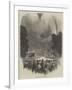 Fireworks at Vauxhall Gardens-null-Framed Giclee Print