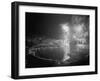 Fireworks Bursting over the Port of Monaco-null-Framed Photographic Print