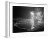 Fireworks Bursting over the Port of Monaco-null-Framed Photographic Print