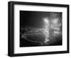 Fireworks Bursting over the Port of Monaco-null-Framed Photographic Print