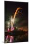 Fireworks, Caerphilly Castle, Caerphilly, South Wales, United Kingdom, Europe-Billy Stock-Mounted Photographic Print