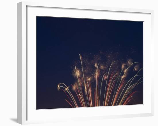 Fireworks Celebrating the 4th of July, Miami, Florida, USA-Angelo Cavalli-Framed Photographic Print