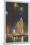 Fireworks Display, Chicago World's Fair-null-Mounted Art Print