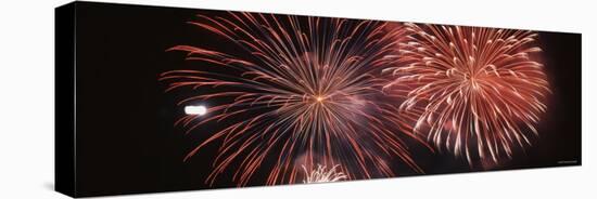 Fireworks Display, Jackson, Wyoming, USA-null-Stretched Canvas