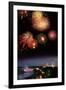 Fireworks Display Over Niagara Falls-Tony Craddock-Framed Photographic Print