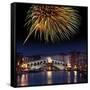 Fireworks Display, Venice-Tony Craddock-Framed Stretched Canvas