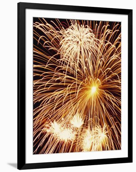 Fireworks Display-Steve Bavister-Framed Photographic Print