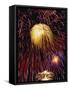 Fireworks Display-Steve Bavister-Framed Stretched Canvas