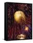 Fireworks Display-Steve Bavister-Framed Stretched Canvas