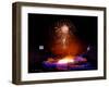 Fireworks Erupt During the Opening Ceremonies of the 2002 Winter Olympics in Salt Lake City-null-Framed Premium Photographic Print