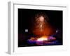 Fireworks Erupt During the Opening Ceremonies of the 2002 Winter Olympics in Salt Lake City-null-Framed Premium Photographic Print