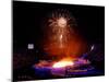 Fireworks Erupt During the Opening Ceremonies of the 2002 Winter Olympics in Salt Lake City-null-Mounted Premium Photographic Print