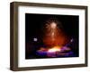 Fireworks Erupt During the Opening Ceremonies of the 2002 Winter Olympics in Salt Lake City-null-Framed Photographic Print