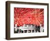 Fireworks Explode Over the White House-null-Framed Photographic Print