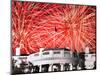 Fireworks Explode Over the White House-null-Mounted Photographic Print