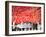 Fireworks Explode Over the White House-null-Framed Photographic Print