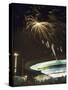 Fireworks Exploding over Iowa State Fair-John Dominis-Stretched Canvas