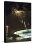 Fireworks Exploding over Iowa State Fair-John Dominis-Stretched Canvas