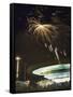 Fireworks Exploding over Iowa State Fair-John Dominis-Framed Stretched Canvas