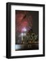 Fireworks Exploding over Memorial-Mannino-Framed Photographic Print