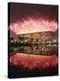Fireworks Explods over National Stadium During the Opening Ceremony of Beijing 2008 Olympics-null-Stretched Canvas