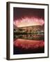 Fireworks Explods over National Stadium During the Opening Ceremony of Beijing 2008 Olympics-null-Framed Photographic Print