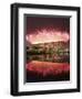 Fireworks Explods over National Stadium During the Opening Ceremony of Beijing 2008 Olympics-null-Framed Photographic Print