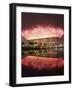 Fireworks Explods over National Stadium During the Opening Ceremony of Beijing 2008 Olympics-null-Framed Photographic Print