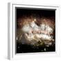 Fireworks Flash over Sydney Harbor During New Year Celebrations-null-Framed Photographic Print