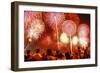 Fireworks for Fourth of July Celebrations, New York City, USA-Ali Kabas-Framed Photographic Print